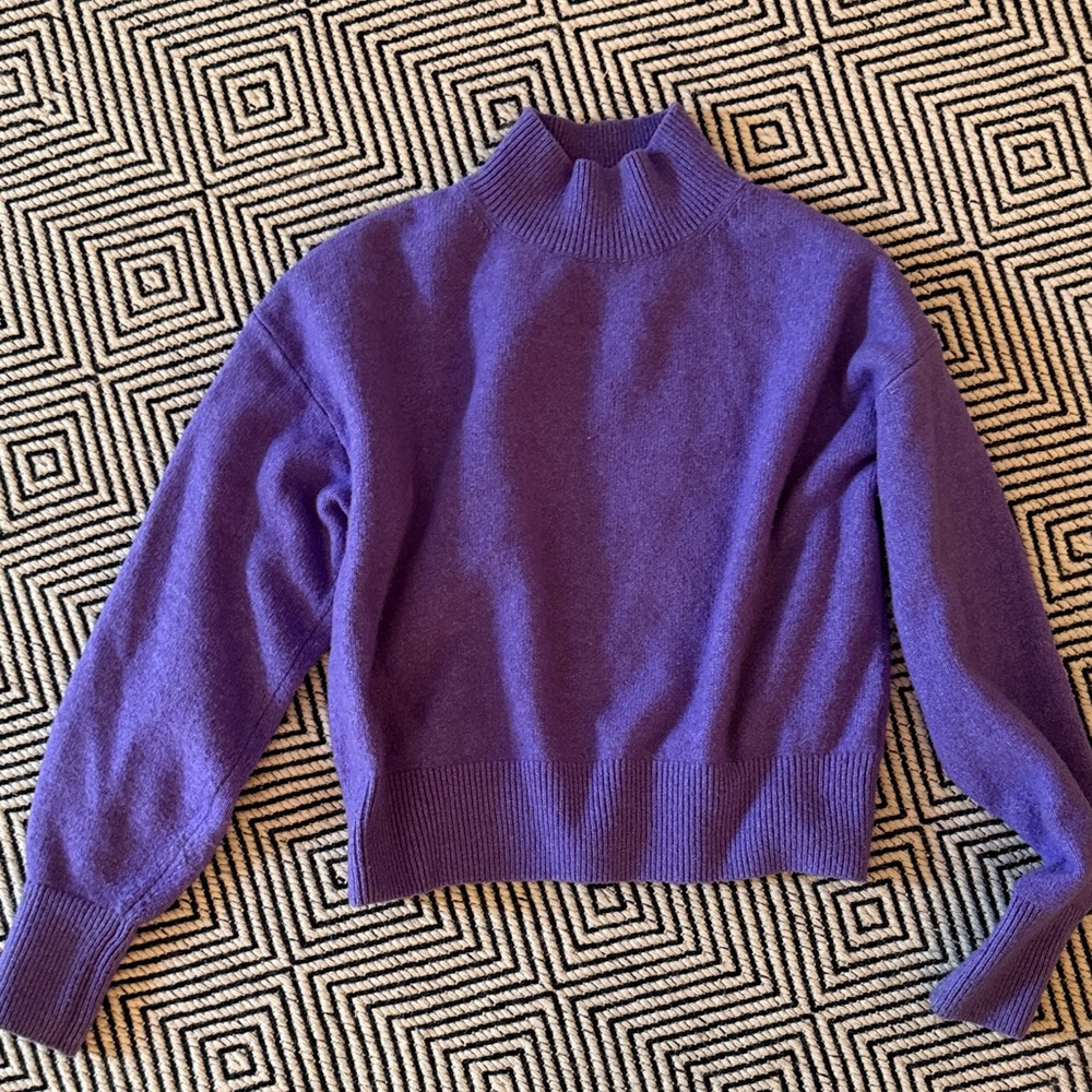 & Other Stories Lavender Turtleneck Sweater